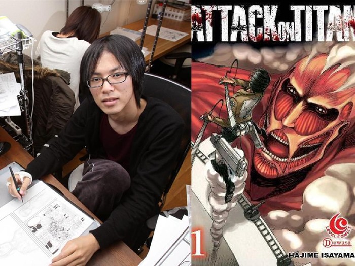 Hajime Isayama, pencipta manga Attack on Titan.