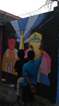 Baru! Lenteng Agung Ciptakan Kampung Warna-warni