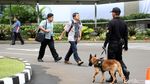 Foto: Suasana Depan Gedung BEI Pasca Selasar Ambruk