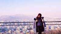 Nah di Korea Selatan, Yannie juga menyempatkan untuk mengunjungi destinasi-destinasi wisata yang ada, seperti Namsan Tower di Seoul (yannie_kim/Instagram)