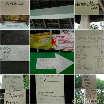 Vandalisme di Puncak Merbabu