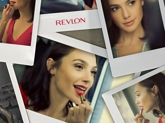 Picture of the Revlon professional sign with their logo on their retailer for Belgrade. Revlon is an American multinational cosmetics, skin care, fragrance, and personal care company