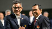 Rildo berjanji untuk menggeber regenerasi. Dia menyadari prestasi tenis Indonesia sedang butuh pertolongan. Pool/Pelti.