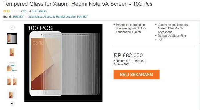 Foto: screenshot Lazada Foto: screenshot Lazada