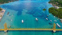 Jembatan ini terdiri dari tiga bentang, yakni sepanjang 24 meter, 90 meter, dan 24 meter. Dok PUPR/Ditjen Bina Marga.