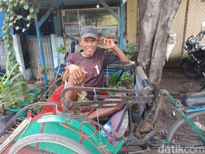 Orang Sunda dan Jawa Kayuh Becak di Jakarta