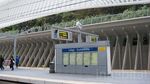 Keren! Stasiun Kereta Cepat di Belgia Ini Terbungkus Kaca