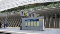Bernama Liege-Guillemins TGV Railway Station, stasiun ini berlokasi di kota Liege, Belgia. Istimewa/Inhabitat.