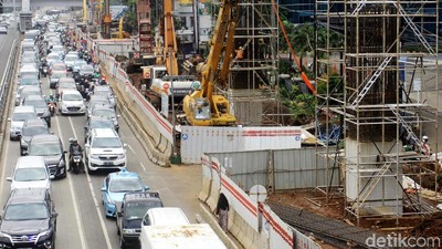 Begini Progres Terkini LRT Jabodebek di Kuningan