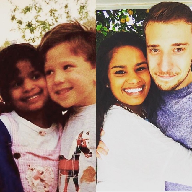 Saat duduk di taman kanak-kanak, pria di foto bernama Matt ini mendeklariskan di depan teman-teman kecilnya bawha dia akan menikahi Laura, teman sekelasnya. Keduanya pun sangat dekat saat TK namun kemudian terpisah ketika duduk di bangku sekolah dasar. Tak disangka setelah 20 tahun berlalu mereka bertemu lagi dan keduanya merasa cocok hingga memutuskan berpacaran. Sempat menjalani LDR, pasangan ini mampu mempertahankan cinta mereka hingga pernikahan. Matt melamar Laura pada 2015. Foto: Dok. Instagram thewaywemet, Reddit