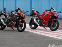 Geber Kawasaki Ninja 250 Baru di Sentul