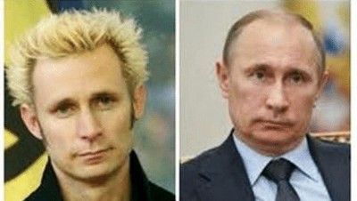 Bassist Green Day disebut Mirip Vladimir Putin, Setuju?