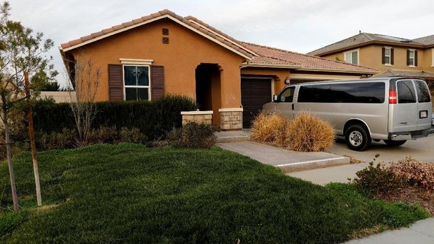 Rumah Pasangan Turpin The home of David Allen and Louise Anna Turpin in Perris, California, U.S., January 15, 2018. REUTERS/Mike Blake