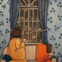 Biasanya wanita akan berdiam diri meratapi kondisi dan keadaannya ketika tengah galau atau hubungan asmaranya baru saja berakhir. Foto: Instagram