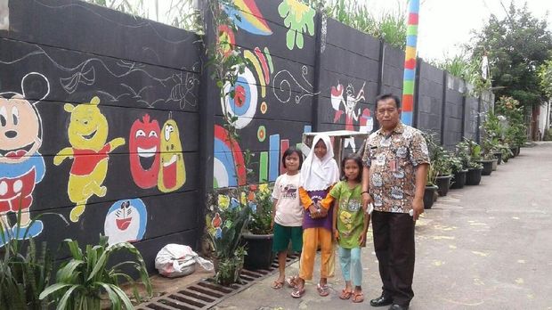 Baru! Lenteng Agung Ciptakan Kampung Warna-warni