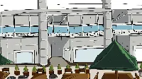 Ilustrasi Lantai Mezanin Tower I Bursa Ambruk 