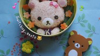 Karakter kartun asal Jepang ini memang menggemaskan. Korillakkuma onigiri, tulis akun @suitching_bento. Foto: Instagram @suitching_bento