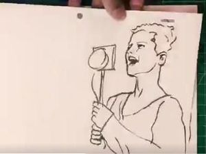 #RIPDoloresORiordan Masih Bergaung, Seniman Ini Bikin Karya Seni