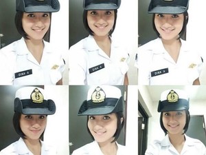 Ini Dina Abharina, Tentara Cantik Penjaga Laut Indonesia