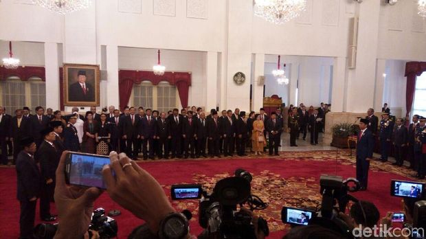 Jokowi Reshuffle Kabinet Jilid III