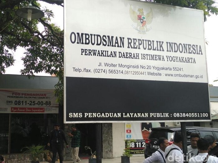 Kantor ORI DIY, Rabu (17/1/2018).