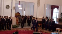Presiden Joko Widodo (Jokowi) melantik Sekjen Golkar demisioner Idrus Marham menjadi Menteri SosialFoto: Bagus Prihantoro Nugroho/detikcom