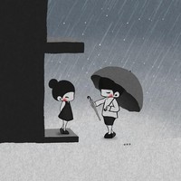 Saat hujan turun, dan pasangan masih berada di luar rumah, kemudian pergi menjemputnya dengan membawakan payung. So Sweet! Foto: Instagram