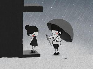 Awas Baper! Ilustrasi Manis Ini Gambarkan Kehidupan Pasangan Romantis