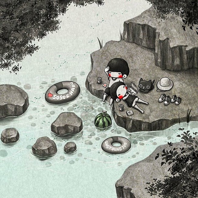 Sesekali pergi liburan dan piknik bersama pasangan juga diperlukan agar hubungan semakin harmonis. Foto: Instagram