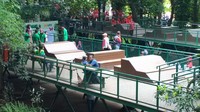 Taman kota hits di Bandung, salah satunya adalah Babakan Siliwangi. Letaknya tepat berada di Jalan Babakan Siliwangi. Suasana yang tenang, nyaman dan rindang bisa ditemukan di sini (Mochamad Solehudin/detikcom)