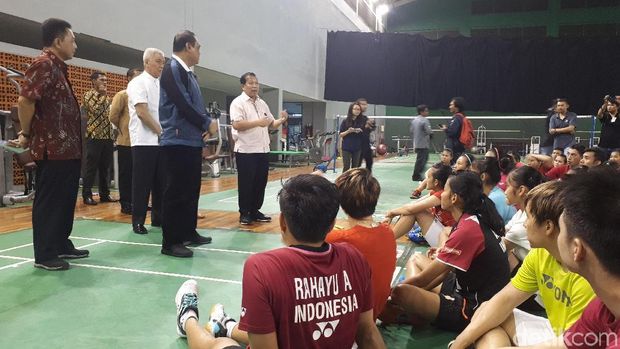 CdM Asian Games 2018 Sjafruddin di pelatnas Cipayung, Rabu (17/1/2018) 