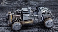 Karya seni buatannya disebut bergaya steampunk. Bagaimana menurutmu?  Foto: Dan Tanenbaum/ Instagram