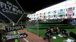 Nyamannya Taman Baca di Kolong Flyover Ciputat