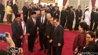 Para menteri berfoto usai pelantikan. Foto: Bagus Prihantoro Nugroho/ detikcom
