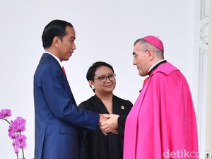 Jokowi Terima Kredensial 9 Dubes Baru, Termasuk Palestina dan Vatikan