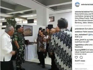 Saat Menteri Jokowi dan Panglima Tertawa Terbahak-bahak, karena Apa?
