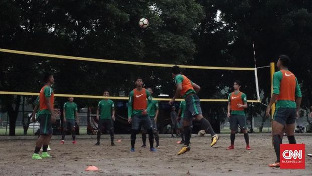 Timnas Indonesia hanya mendapat latihan dasar dalam dua hari terakhir pemusatan latihan kali ini.