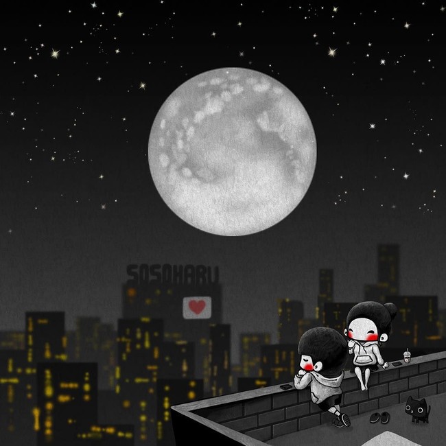 Tak perlu pergi ke luar kota atau bahkan luar negeri, cukup menikmati malam berdua dengan pasangan sambil memandangi bintang saja sudah romantis Foto: Instagram