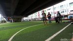 Nyamannya Taman Baca di Kolong Flyover Ciputat