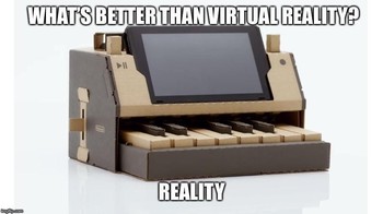 Mungkin ini alasan Nintendo masih belum mau terjun ke VR. (Foto: Twitter)