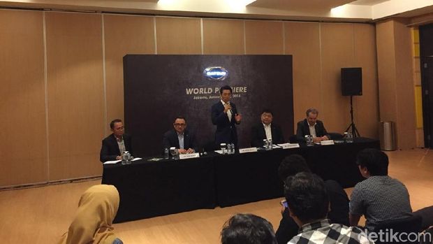 Suasana jumpa pers