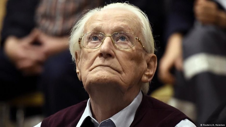 Permohonan Amnesti Eks Bendahara NAZI Oskar Gröning Ditolak Permohonan Amnesti Eks Bendahara NAZI Oskar Gröning Ditolak