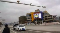 Pada awalnya pengemudi wanita tersebut menyetir mobil dengan santai di sepanjang jalan raya Wuhan, China, yang dingin. Saat mendekati persimpangan, secara mendadak pengendara wanita ini berhenti karena kaget melihat lampu lalu lintas yang menunjukkan lampu merah. Rupanya itu bukan lampu merah melainkan pantat monyet. Foto: Pool (Worldofbuzz)