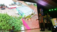 Dirut Pembangunan Sarana Jaya Yoory C Pinontoan mengatakan proyek tersebut akan diselesaikan pada 1,5 tahun. Yoory menuturkan apartemen dibangun sebanyak dua di atas tanah seluas 1,4 hektar. (Foto: Muhammad Fida ul Haq/detikcom)