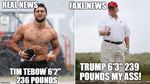 Foto: Meme Kocak Soal Berat Badan Trump Ramai di Internet