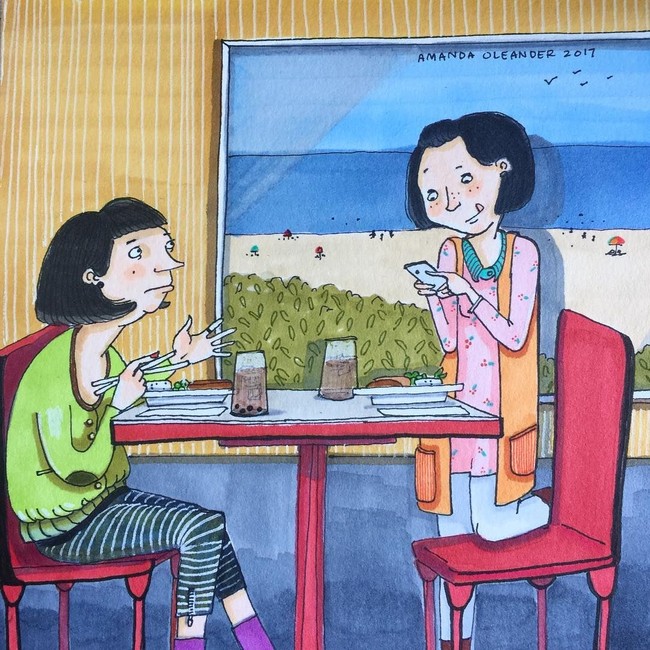 Kita semua punya teman yang harus memotret makanannya sebelum di makan. Foto: Instagram