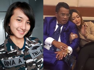 Dina Abharina Si Tentara Cantik, Inul dan Hotman Paris Mesra