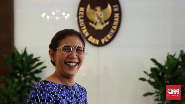 Menteri Kelautan dan Perikanan Susi Pudjiastuti, di Jakarta, beberapa waktu lalu.
