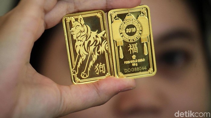 Emas Antam Turun Rp 2.000/Gram