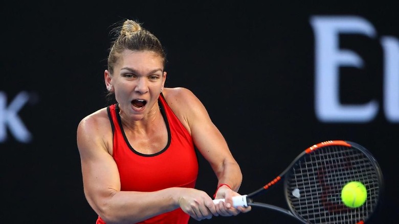 Halep Menang Mudah atas Bouchard Halep Menang Mudah atas Bouchard
